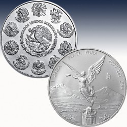 1 x 1 oz Silbermünze Mexico Libertad...