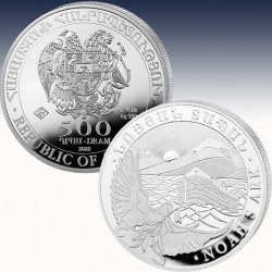 1 x 1 oz Silbermünze 500 Dram...