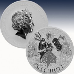 1 x 1 oz Silbermünze 1$ Tuvalu "Gods...