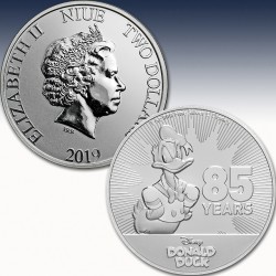 1 x 1 oz Silbermünze 2$ Niue "Disney™...