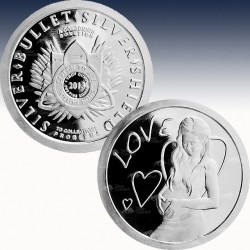 1 x 1 oz Silver Round SilverShield...