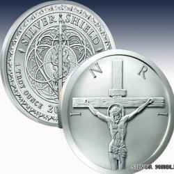 1 x 1 oz Silverround Silver Shield...