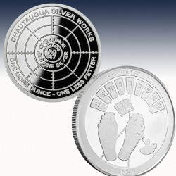 1 x 1 oz Silverround North American...