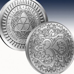 1 x 1 oz Silverround Silver Shield...