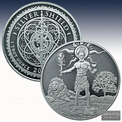 1 x 1 oz Silverround Silver Shield...
