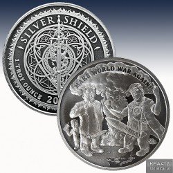 1 x 1 oz Silverround Silver Shield...