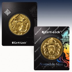1 x 1 oz Gold Bar Scottsdale Mint...