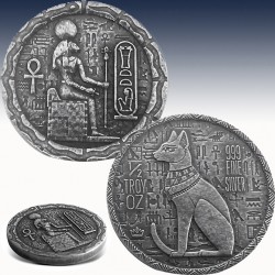 1 x 1/2 Oz Silver Round Monarch...