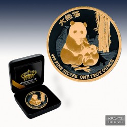 1 x 30 gramm Silbermedaille China...