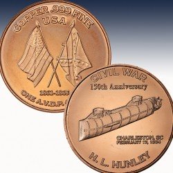 1 x 1 oz Copper Round Private Mint...