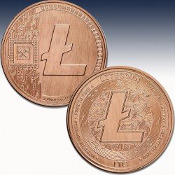 1 x 1 Oz Copper Round 9Fine Mint...
