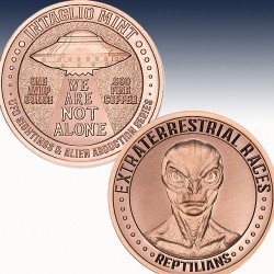 1 x 1 oz Copper Round Intaglio Mint...