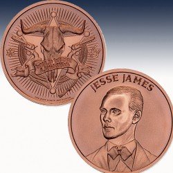 1 x 1 oz Copper Round Intaglio Mint...