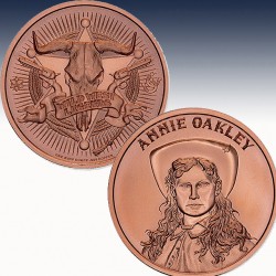 1 x 1 oz Copper Round Intaglio Mint...
