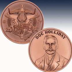 1 x 1 oz Copper Round Intaglio Mint...