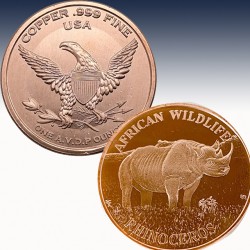 1 x 1 oz Copper Round Private Mint...
