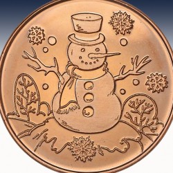 1 x 1 oz Copper Round Private Mint...