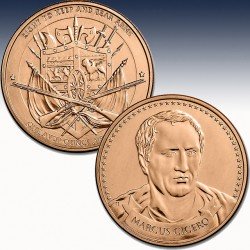 1 x 1 oz Copper Round 9Fine Mint...