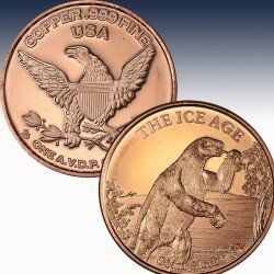 1 x 1 oz Copper Round Private Mint...