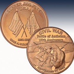 1 x 1 oz Copper Round "150th Anniv....