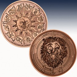 1 x 1 oz Copper Round Intaglio Mint...