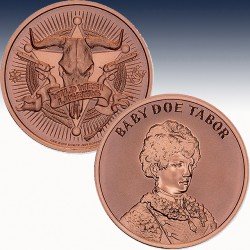 1 x 1 oz Copper Round Intaglio Mint...