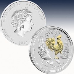 1 x 1oz Silbermünze 1$ Australien...