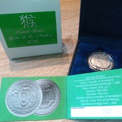 1 x 1 oz Silbermünze 1000SH Republic...