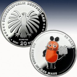 1 x 20 Euro 50 Jahre "Sendung mit der...