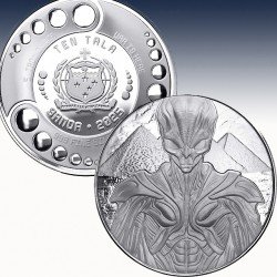 1 x 5 oz Silbermünze 10 Tala Samoa...