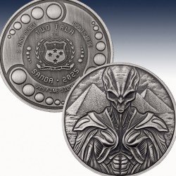1 x 1 oz Silbermünze 2 Tala Samoa...