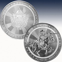 1 x 1 oz Silver Round Scottsdale Mint...