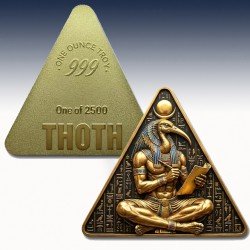 1 x 1 Oz Copper Round USA "Thoth –...