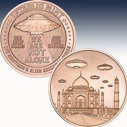 1 x 1 oz Copper Round Intaglio Mint...