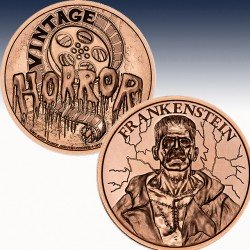 1 x 1 oz Copper Round Intaglio Mint...