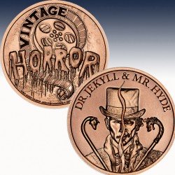 1 x 1 oz Copper Round Intaglio Mint...