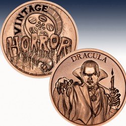 1 x 1 oz Copper Round Intaglio Mint...
