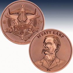 1 x 1 oz Copper Round Intaglio Mint...