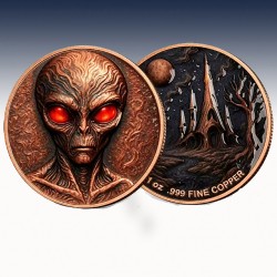 1 x 1 oz Copper Round Private Mint...