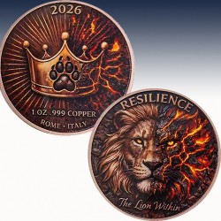 1 x 1 oz Copper Round Private Mint...