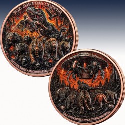 1 x 5 Oz Copper Round Private Mint...