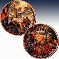 1 x 2 oz Copper Round Private Mint...