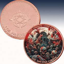 1 x 1 oz Copper Round Private Mint...