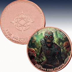 1 x 1 oz Copper Round Private Mint...