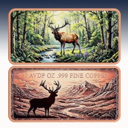 1 x 10 Oz Copper Bar Private Mint...