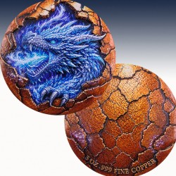 1 x 5 Oz Copper Round Private Mint...
