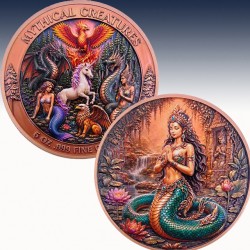 1 x 5 Oz Copper Round Private Mint...