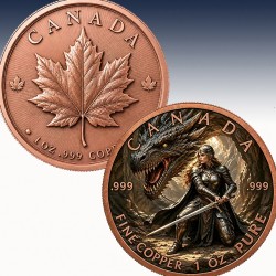 1 x 1 oz Copper Round Private Mint...