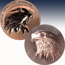 1 x 1 oz Copper Round Scottsdale Mint...