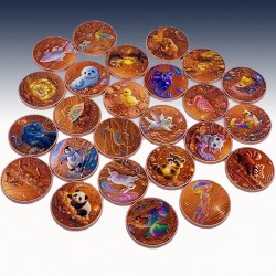 25 x 1 Oz Copper Round Private Mint...